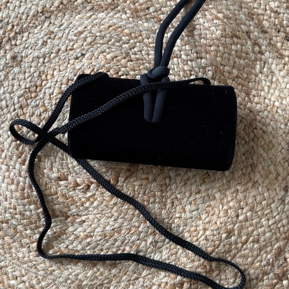 Black Clutch with Wristlet